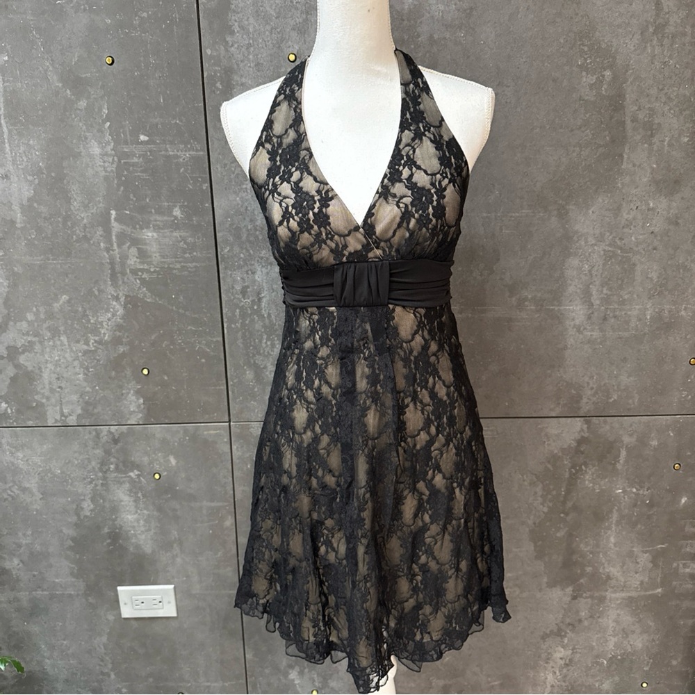 Vintage Y2K Speechless Womans Halter Top Party Dress Babydoll Size Medium